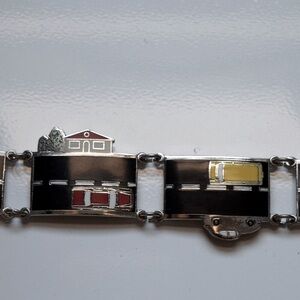 Vintage ACME Studio “Burbs” Cloisonné Bracelet by ADRIAN OLABUENAGA Uniq…